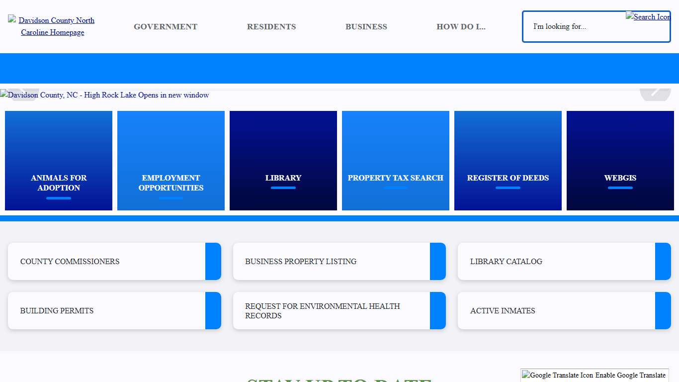 Davidson County, NC Official Website